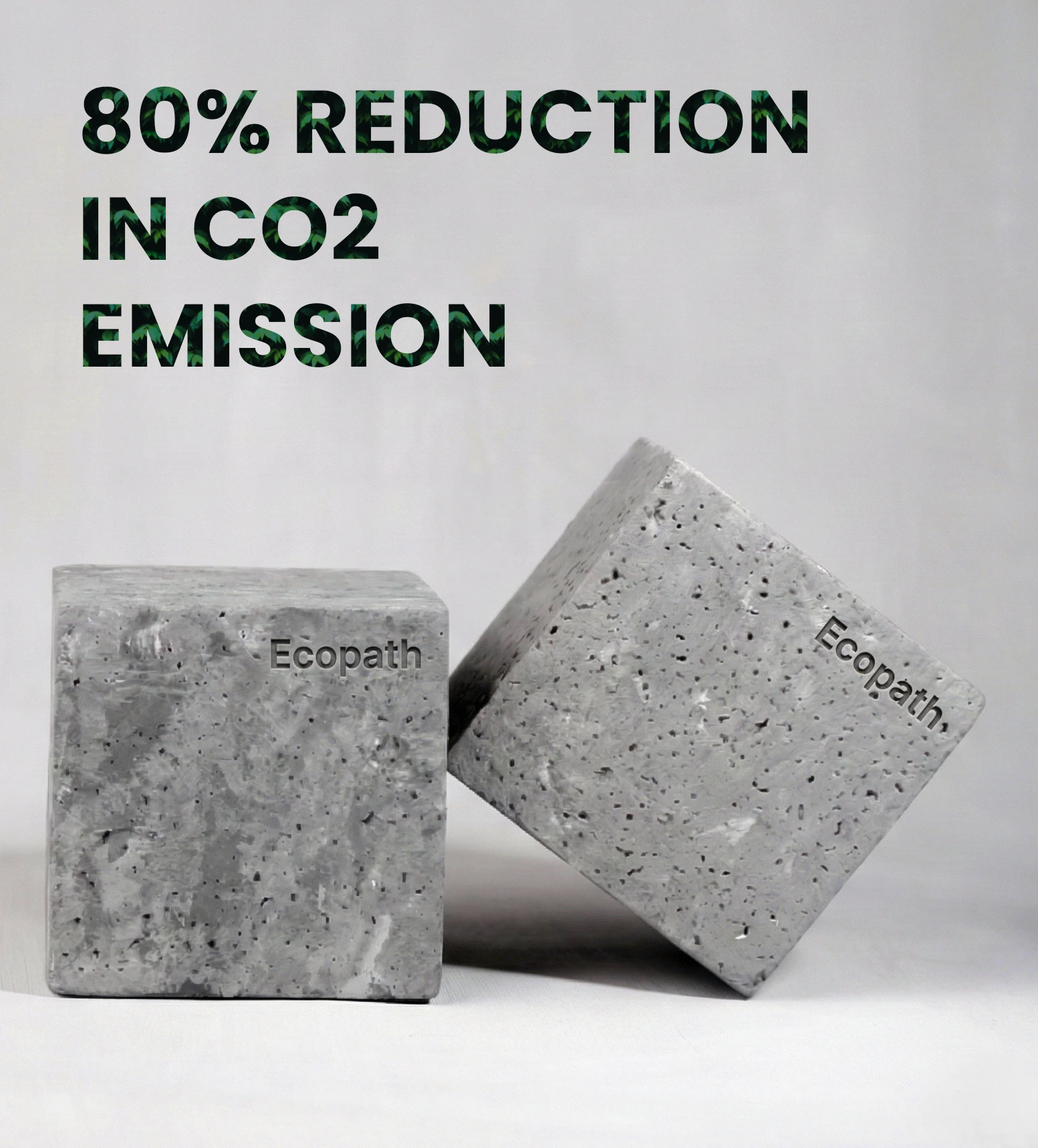 Eco Concrete blocks stacked Mobile version